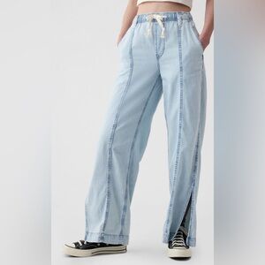 GAP Denim Easy Wide-Leg Pants sz Large